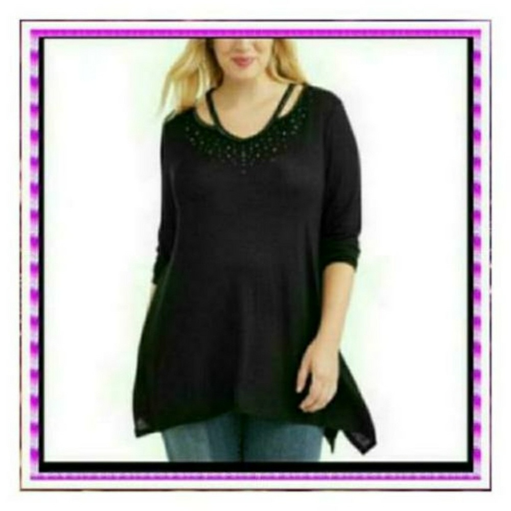 Plus Size Sharkbites Top